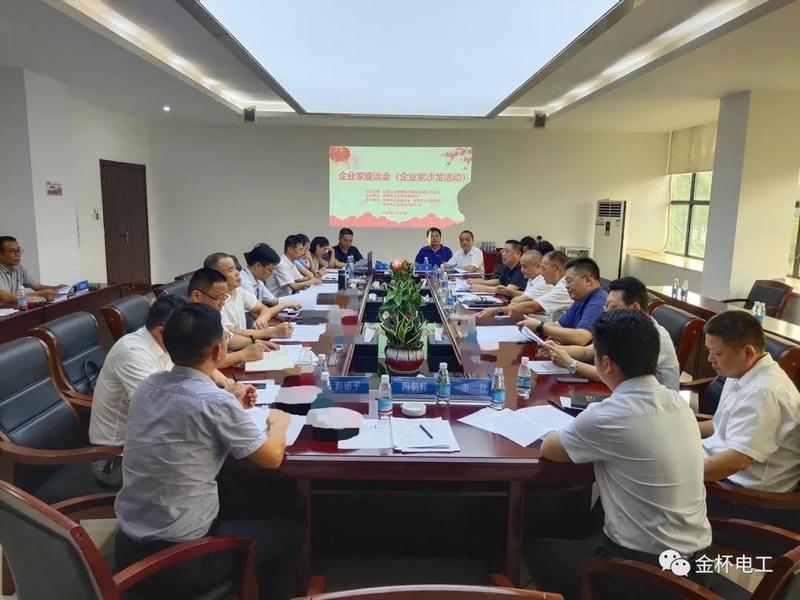 赛东快讯 | 牵手帮促 共谋发展 ——湘潭市企业家座谈会在赛东电工电磁线有限公司召开